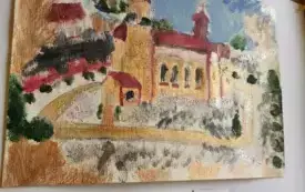 Zdjęcia prac wykonanych podczas  warsztat&oacute;w zorganizowanych przez Ekodoradczynię Gminy Opat&oacute;w w projekcie &bdquo;Śląskie. Przywracamy błękit&rdquo;  1