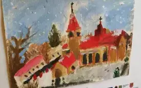 Zdjęcia prac wykonanych podczas  warsztat&oacute;w zorganizowanych przez Ekodoradczynię Gminy Opat&oacute;w w projekcie &bdquo;Śląskie. Przywracamy błękit&rdquo;  2