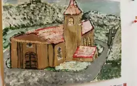 Zdjęcia prac wykonanych podczas  warsztat&oacute;w zorganizowanych przez Ekodoradczynię Gminy Opat&oacute;w w projekcie &bdquo;Śląskie. Przywracamy błękit&rdquo;  4