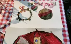 Zdjęcia prac wykonanych podczas  warsztat&oacute;w zorganizowanych przez Ekodoradczynię Gminy Opat&oacute;w w projekcie &bdquo;Śląskie. Przywracamy błękit&rdquo;  8