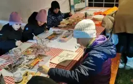 Zdjęcia prac wykonanych podczas  warsztat&oacute;w zorganizowanych przez Ekodoradczynię Gminy Opat&oacute;w w projekcie &bdquo;Śląskie. Przywracamy błękit&rdquo;  11