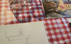 Zdjęcia prac wykonanych podczas  warsztat&oacute;w zorganizowanych przez Ekodoradczynię Gminy Opat&oacute;w w projekcie &bdquo;Śląskie. Przywracamy błękit&rdquo;  22