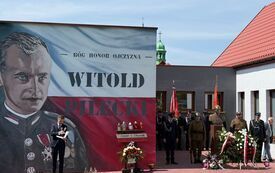 Uroczyste odsłonięcie popiersia rotmistrza Witolda Pileckiego, zdj.  2