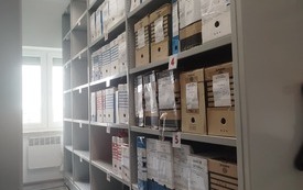 Pomieszczenie archiwum zakładowego, zdj.  2
