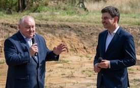 Wizyta Wojewody Śląskiego w Gminie Opat&oacute;w, zdj.  2