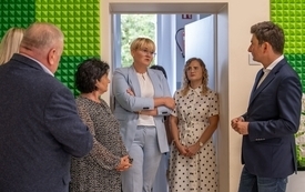 Wizyta Wojewody Śląskiego w Gminie Opat&oacute;w, zdj.  12