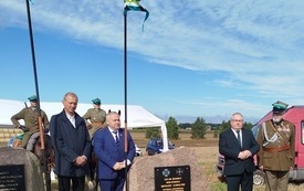 Uroczystości na wzg&oacute;rzu &bdquo;Krzemionki&rdquo; w Wilkowiecku, zdj. 1