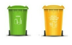 Grafika - pojemniki na odpady