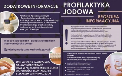 Zdjęcie do Broszura informacyjna dot. profilaktyki jodowej